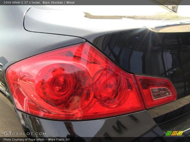 Black Obsidian / Wheat 2009 Infiniti G 37 x Sedan