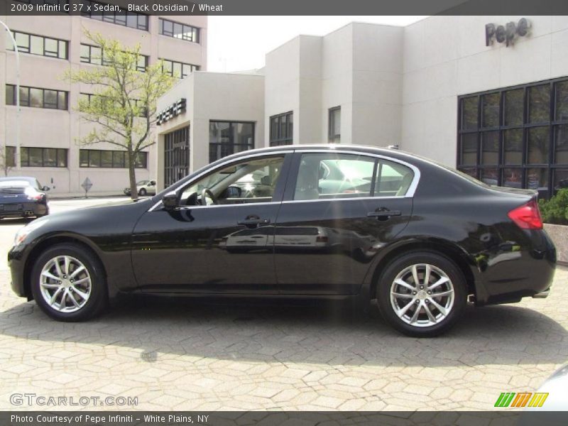 Black Obsidian / Wheat 2009 Infiniti G 37 x Sedan