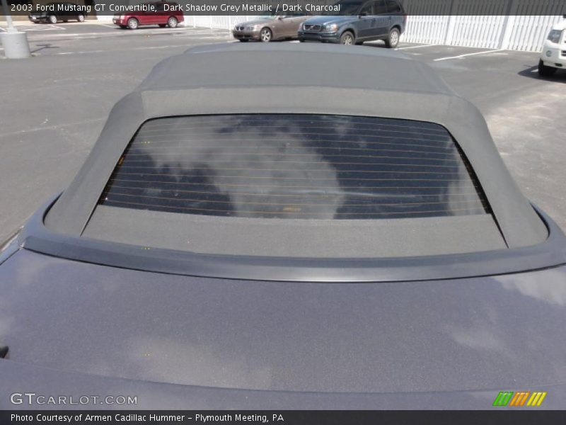 Dark Shadow Grey Metallic / Dark Charcoal 2003 Ford Mustang GT Convertible