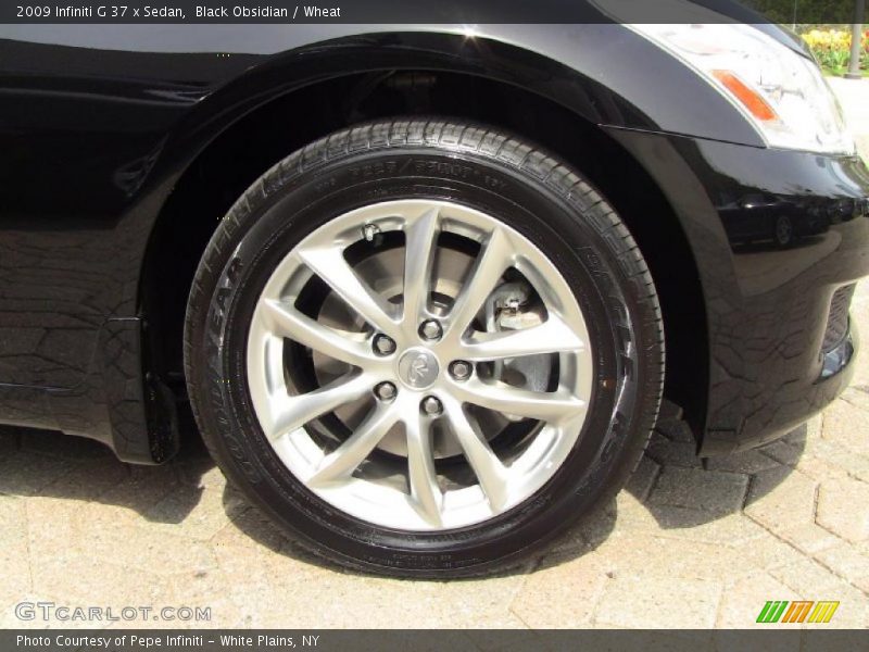 Black Obsidian / Wheat 2009 Infiniti G 37 x Sedan