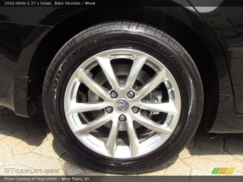 Black Obsidian / Wheat 2009 Infiniti G 37 x Sedan