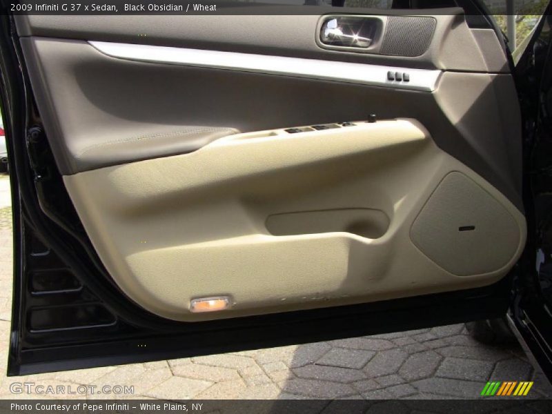 Black Obsidian / Wheat 2009 Infiniti G 37 x Sedan
