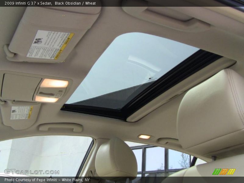 Black Obsidian / Wheat 2009 Infiniti G 37 x Sedan