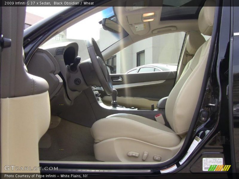 Black Obsidian / Wheat 2009 Infiniti G 37 x Sedan