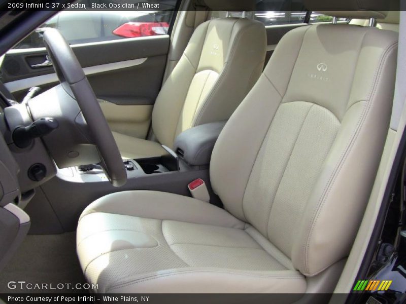 Black Obsidian / Wheat 2009 Infiniti G 37 x Sedan