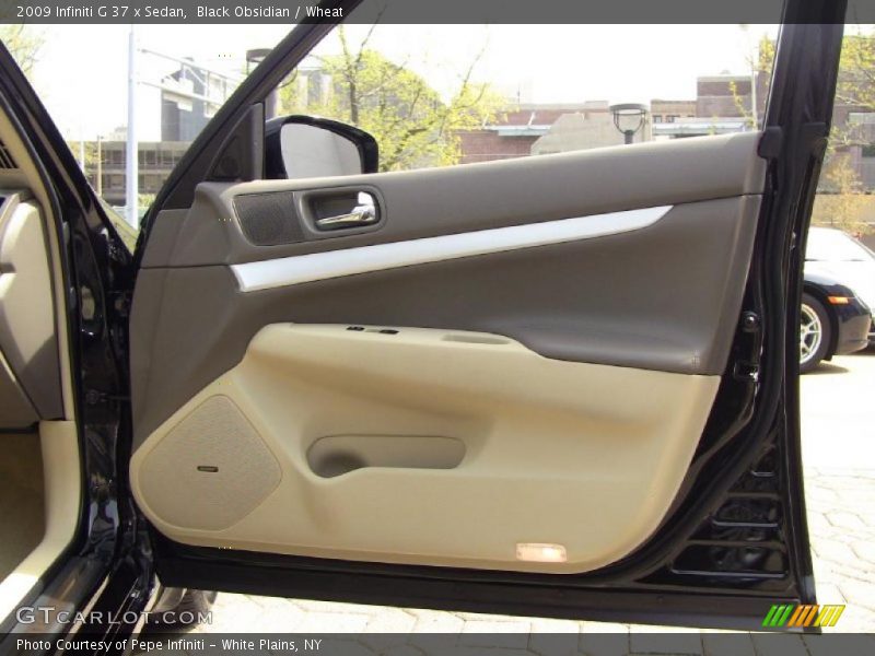 Black Obsidian / Wheat 2009 Infiniti G 37 x Sedan