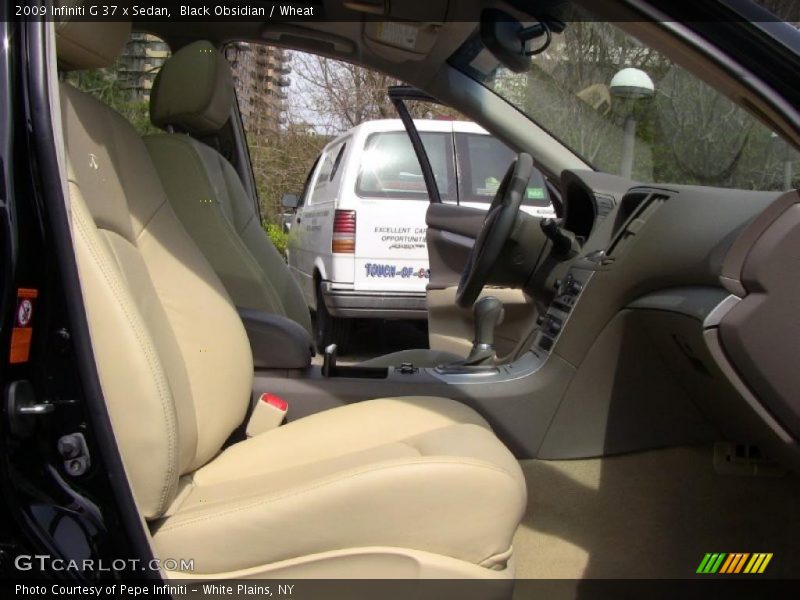 Black Obsidian / Wheat 2009 Infiniti G 37 x Sedan