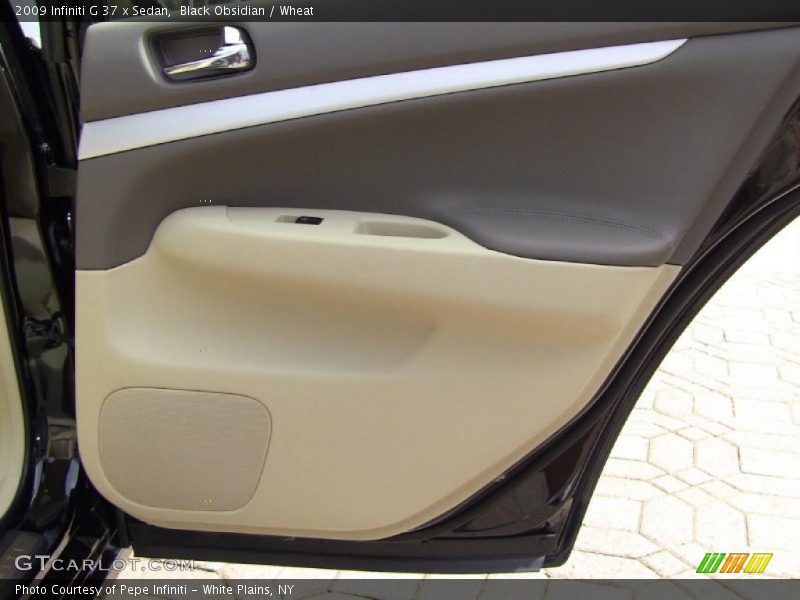 Black Obsidian / Wheat 2009 Infiniti G 37 x Sedan