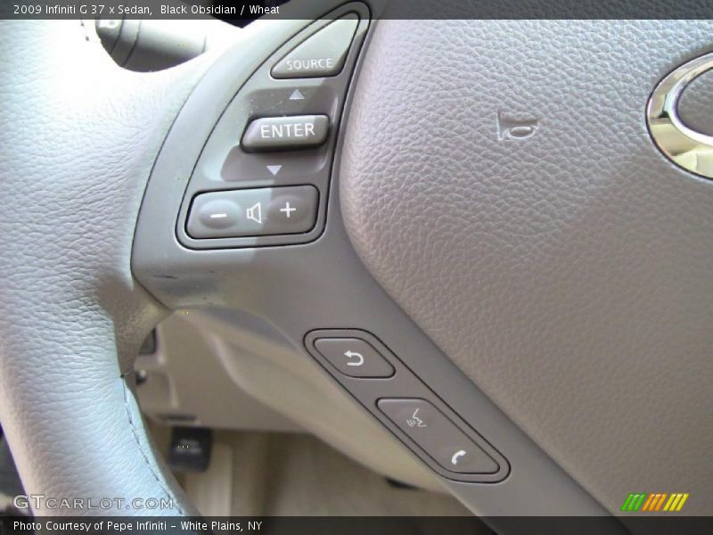 Black Obsidian / Wheat 2009 Infiniti G 37 x Sedan
