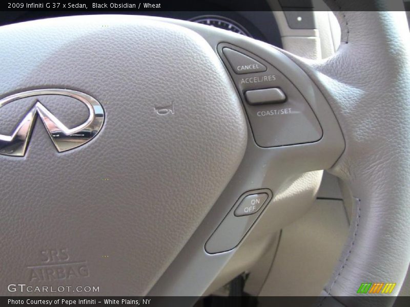 Black Obsidian / Wheat 2009 Infiniti G 37 x Sedan