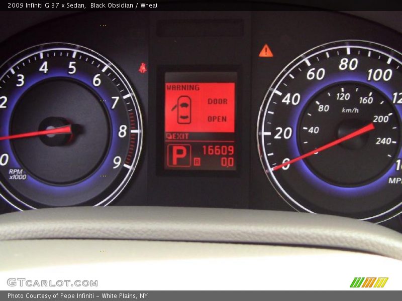 Black Obsidian / Wheat 2009 Infiniti G 37 x Sedan