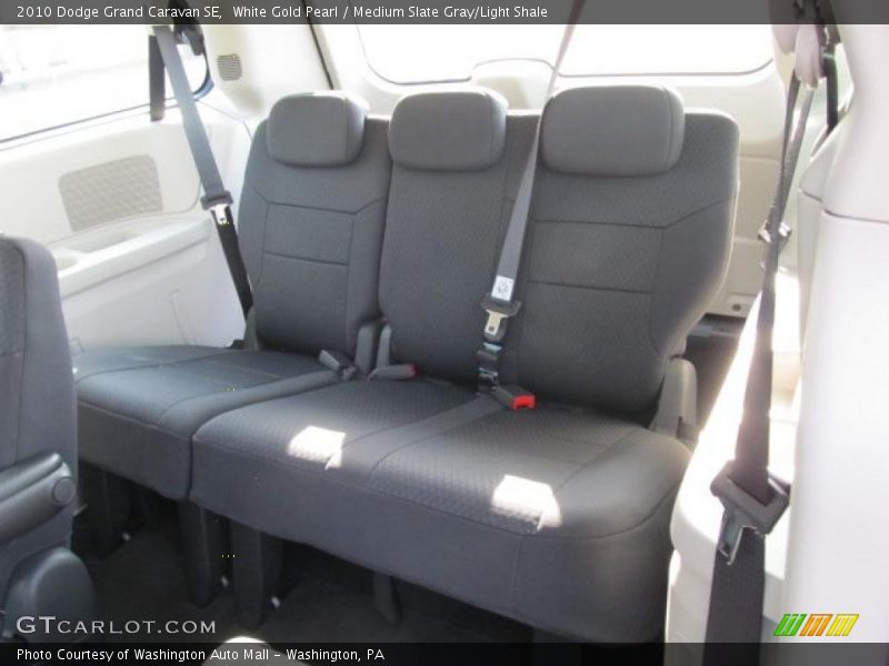 White Gold Pearl / Medium Slate Gray/Light Shale 2010 Dodge Grand Caravan SE