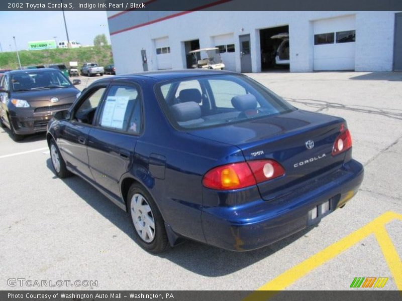 Indigo Ink Pearl / Black 2002 Toyota Corolla S