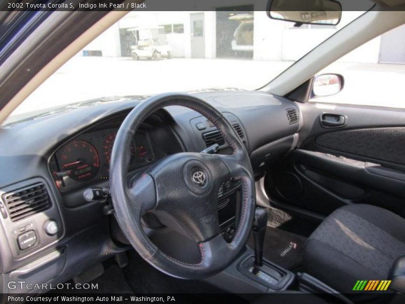 Indigo Ink Pearl / Black 2002 Toyota Corolla S