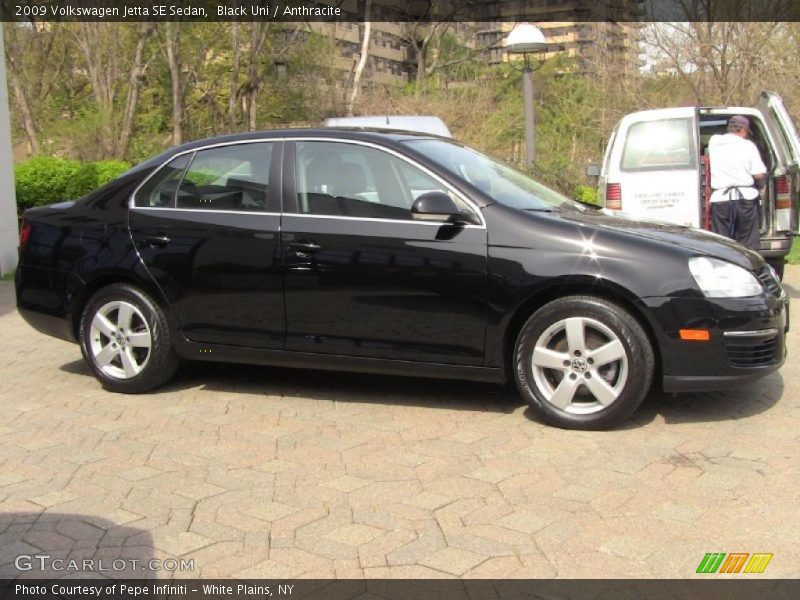 Black Uni / Anthracite 2009 Volkswagen Jetta SE Sedan