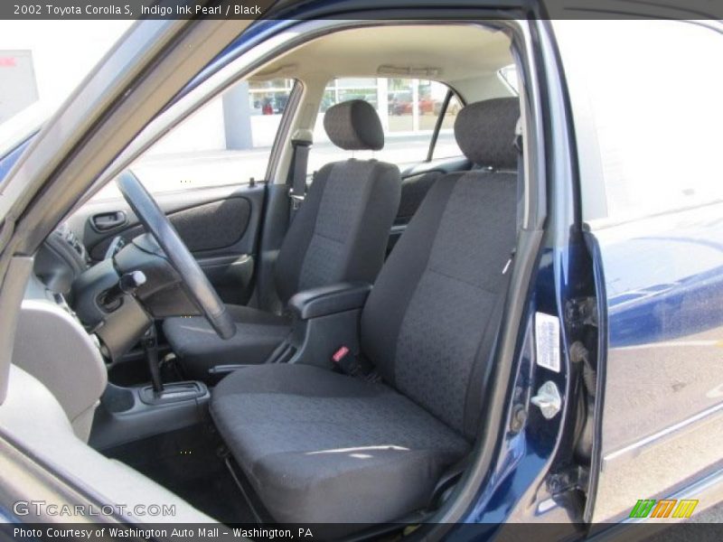 Indigo Ink Pearl / Black 2002 Toyota Corolla S