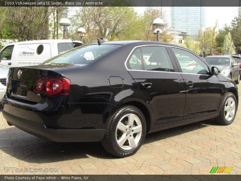 Black Uni / Anthracite 2009 Volkswagen Jetta SE Sedan