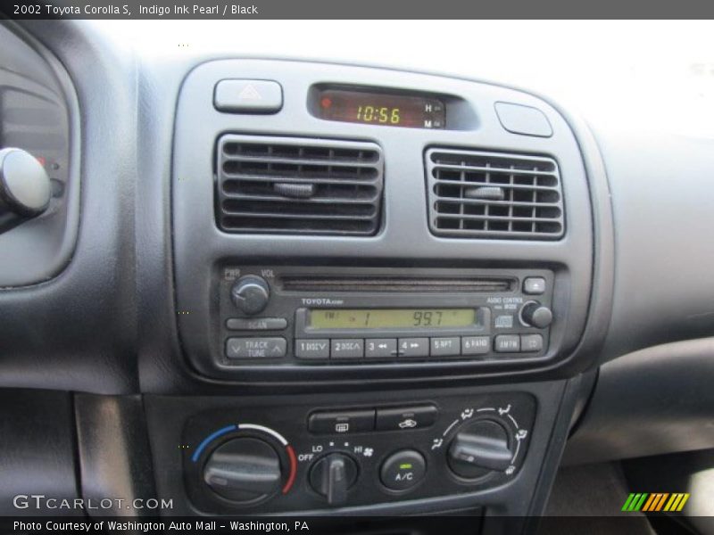Indigo Ink Pearl / Black 2002 Toyota Corolla S