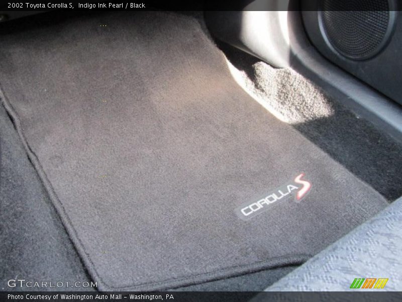 Indigo Ink Pearl / Black 2002 Toyota Corolla S