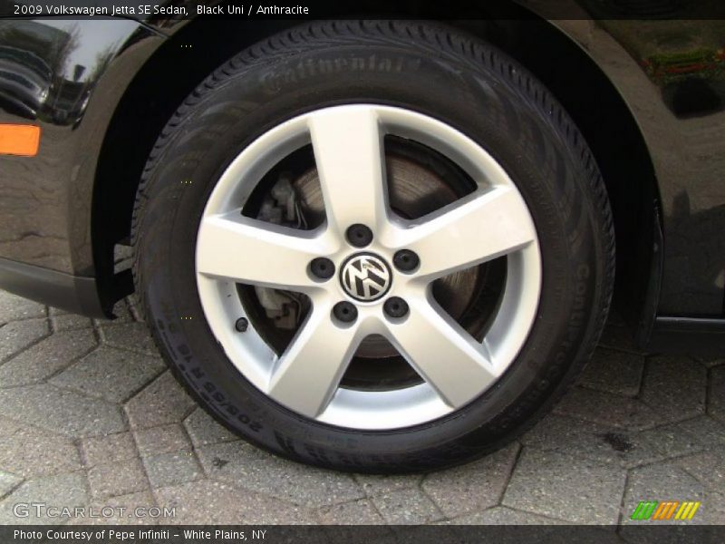 Black Uni / Anthracite 2009 Volkswagen Jetta SE Sedan