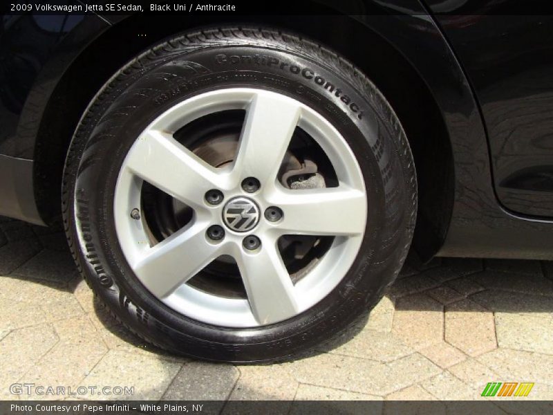Black Uni / Anthracite 2009 Volkswagen Jetta SE Sedan
