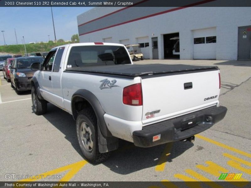 Summit White / Graphite 2003 Chevrolet S10 ZR2 Extended Cab 4x4
