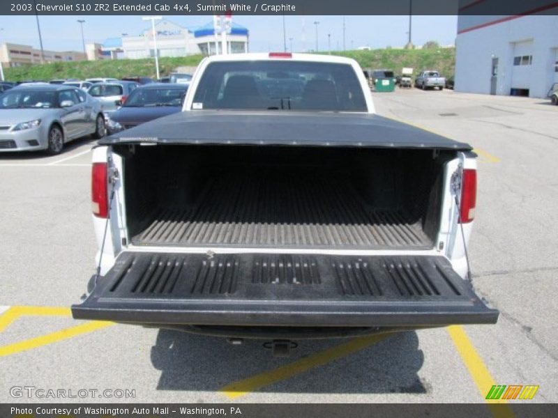 Summit White / Graphite 2003 Chevrolet S10 ZR2 Extended Cab 4x4