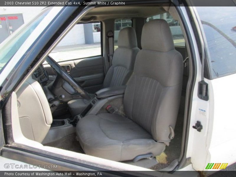 Summit White / Graphite 2003 Chevrolet S10 ZR2 Extended Cab 4x4