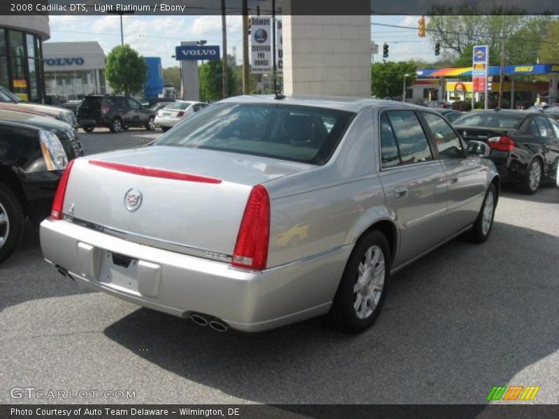 Light Platinum / Ebony 2008 Cadillac DTS