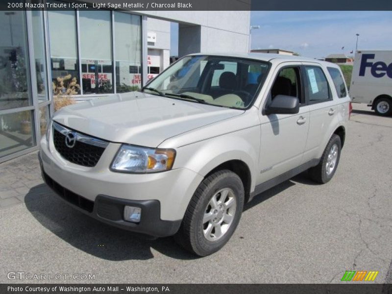 Light Sage Metallic / Charcoal Black 2008 Mazda Tribute i Sport