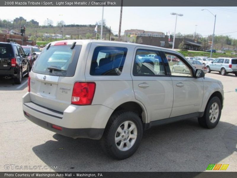 Light Sage Metallic / Charcoal Black 2008 Mazda Tribute i Sport