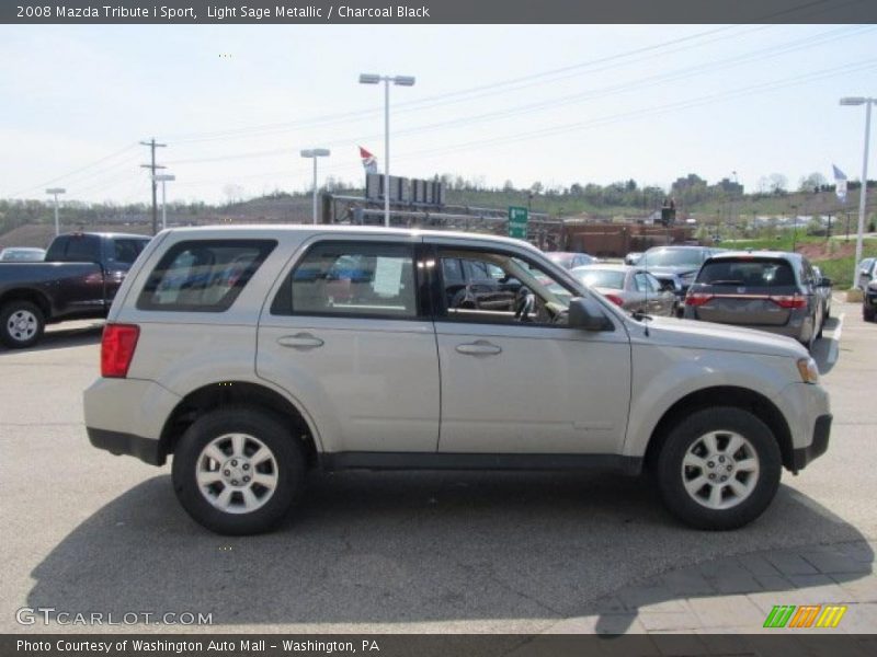 Light Sage Metallic / Charcoal Black 2008 Mazda Tribute i Sport