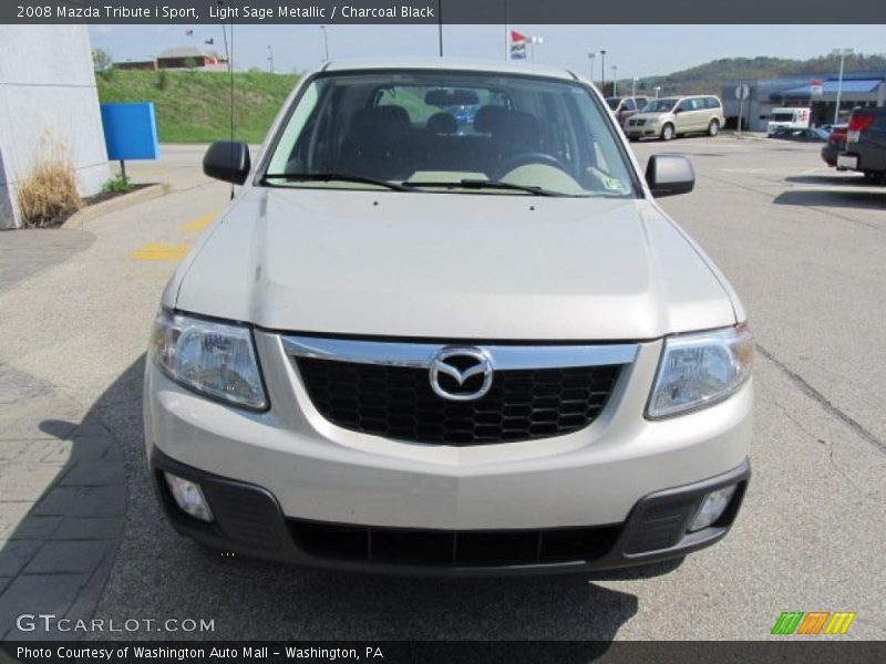 Light Sage Metallic / Charcoal Black 2008 Mazda Tribute i Sport