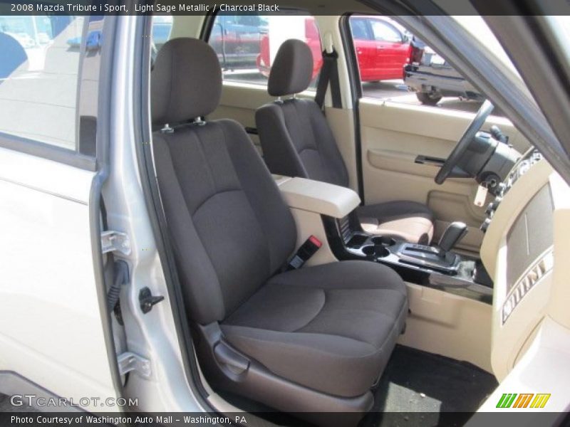 Light Sage Metallic / Charcoal Black 2008 Mazda Tribute i Sport