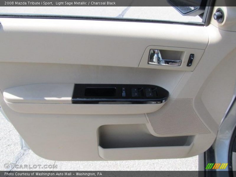 Light Sage Metallic / Charcoal Black 2008 Mazda Tribute i Sport