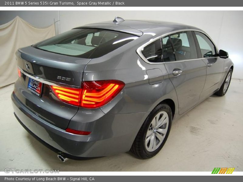 Space Gray Metallic / Black 2011 BMW 5 Series 535i Gran Turismo