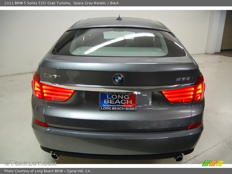 Space Gray Metallic / Black 2011 BMW 5 Series 535i Gran Turismo