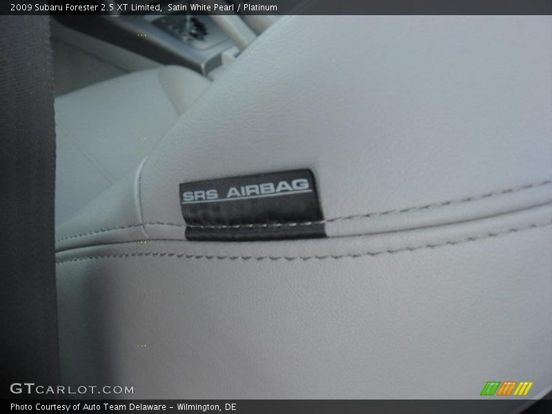 Satin White Pearl / Platinum 2009 Subaru Forester 2.5 XT Limited
