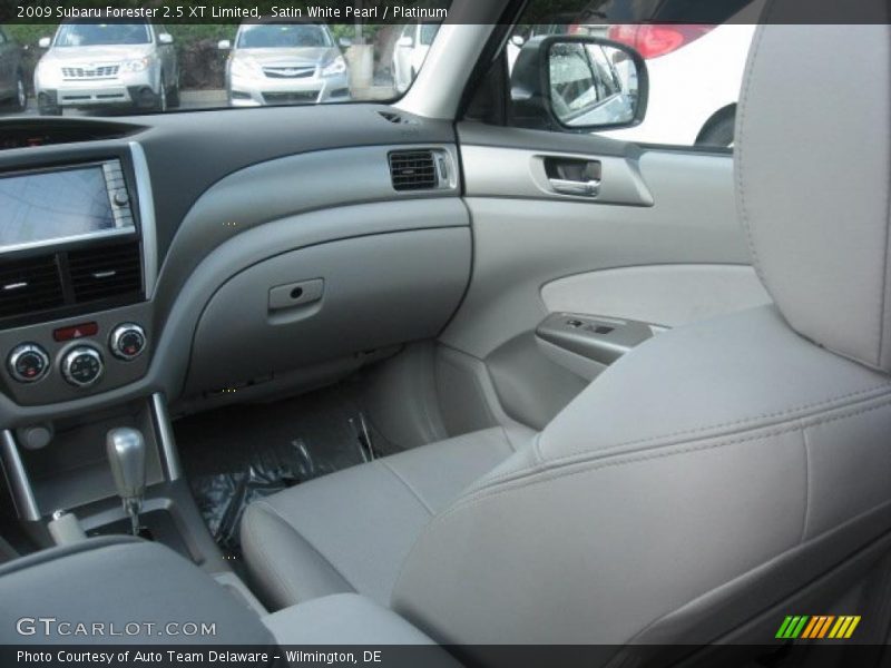 Satin White Pearl / Platinum 2009 Subaru Forester 2.5 XT Limited