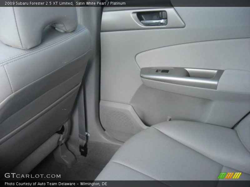 Satin White Pearl / Platinum 2009 Subaru Forester 2.5 XT Limited