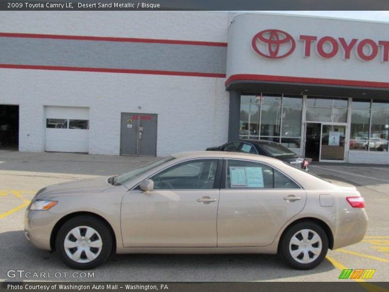 Desert Sand Metallic / Bisque 2009 Toyota Camry LE