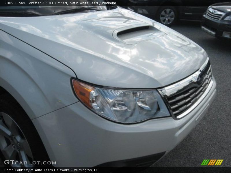 Satin White Pearl / Platinum 2009 Subaru Forester 2.5 XT Limited