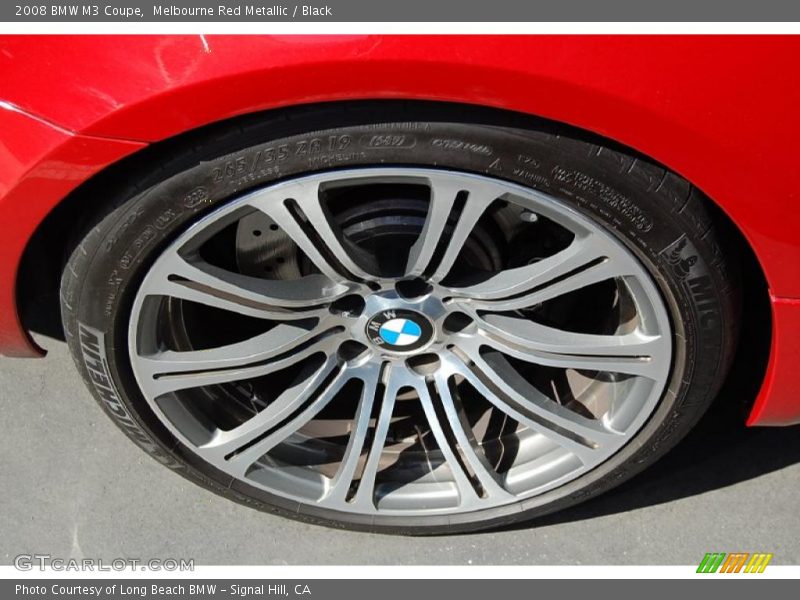 Melbourne Red Metallic / Black 2008 BMW M3 Coupe