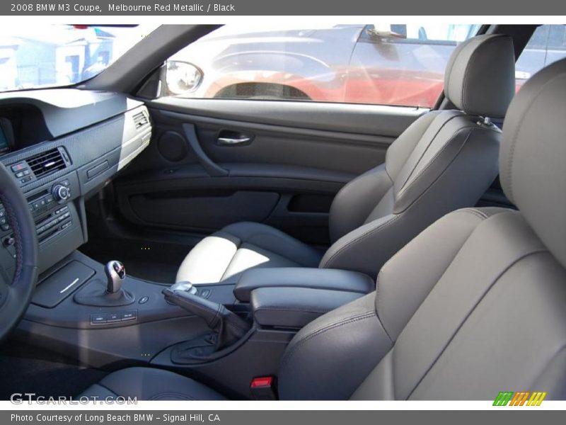Melbourne Red Metallic / Black 2008 BMW M3 Coupe