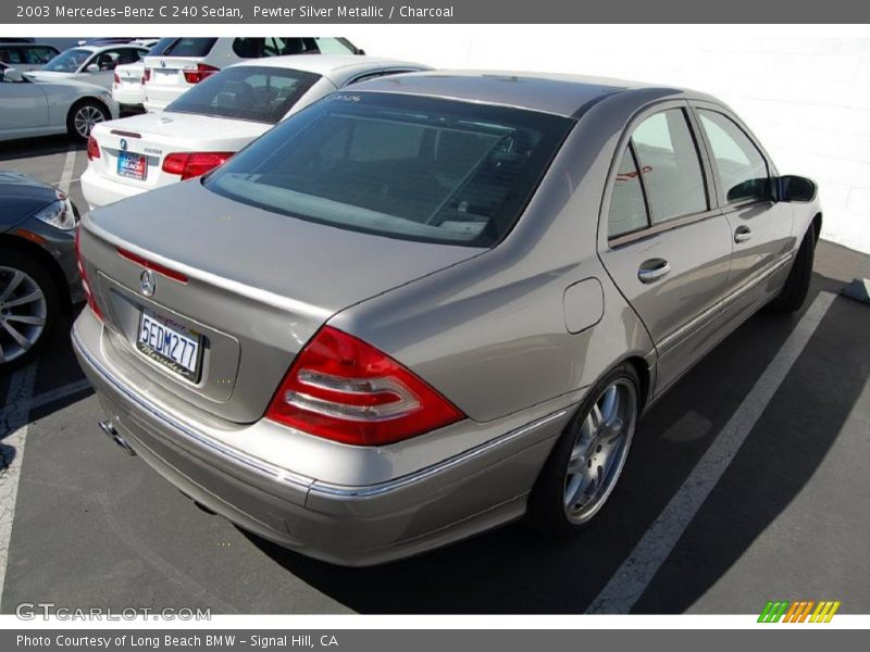 Pewter Silver Metallic / Charcoal 2003 Mercedes-Benz C 240 Sedan