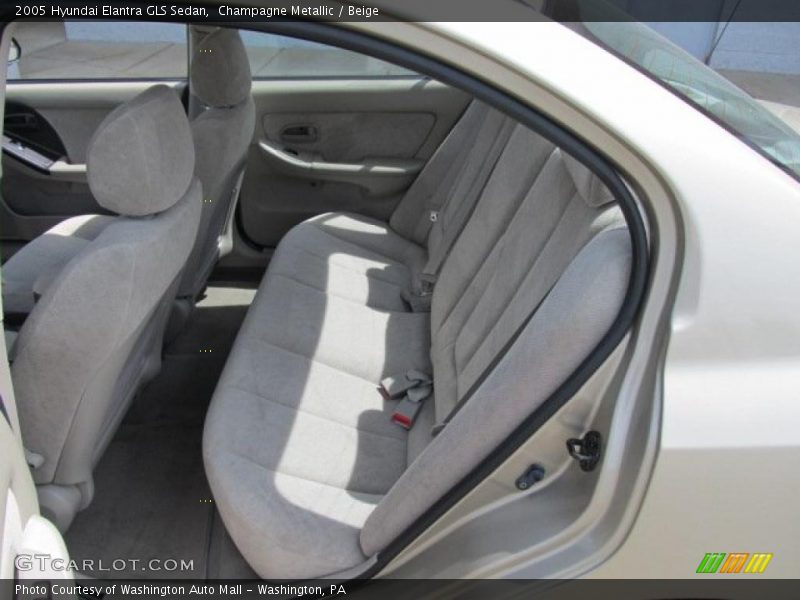 Champagne Metallic / Beige 2005 Hyundai Elantra GLS Sedan