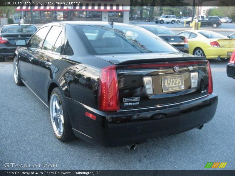 Black Raven / Ebony 2008 Cadillac STS V6