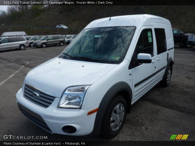 Frozen White / Dark Grey 2011 Ford Transit Connect XLT Passenger Wagon