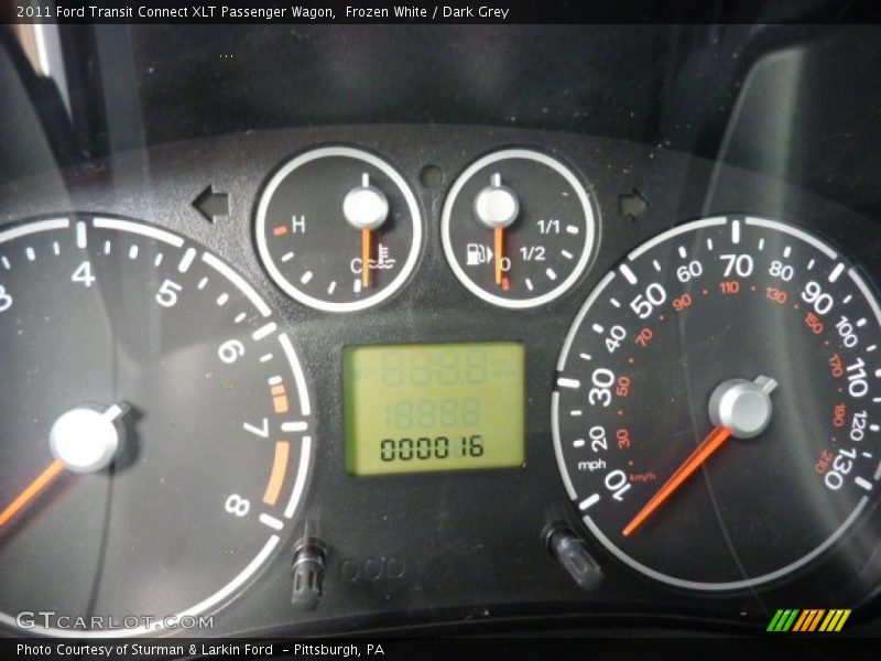 Frozen White / Dark Grey 2011 Ford Transit Connect XLT Passenger Wagon
