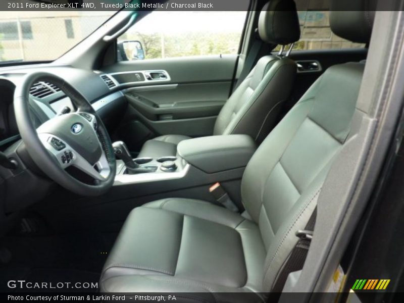  2011 Explorer XLT 4WD Charcoal Black Interior